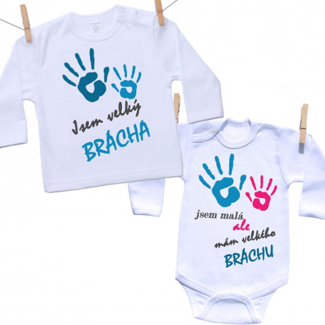 Sada Jsem malá ale mám velkého bráchu / Jsem velký brácha