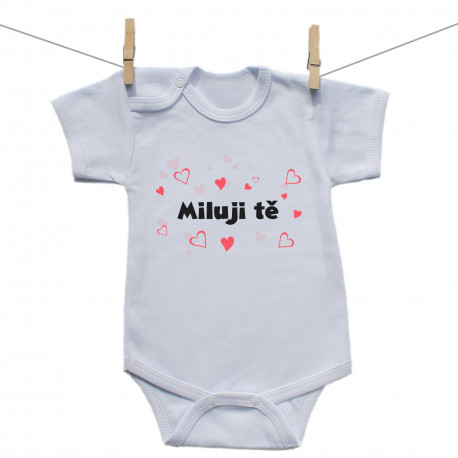 Body s krátkým rukávem Miluji tě
