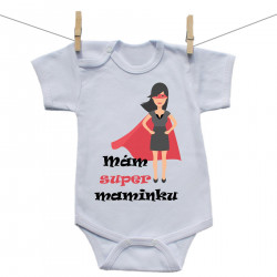 Body s krátkým rukávem Mám super maminku