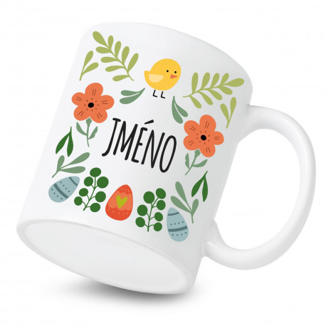Keramický hrnek Jaro s vlastním jménem Keramický hrnek Jaro s vlastním jménem