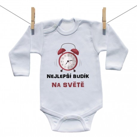 Body s dlouhým rukávem Nejlepší budík na svete