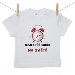 Tričko s krátkým rukávem Nejlepší budík na svete