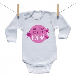 Body s dlouhým rukávem Od zítra už budu hodná
