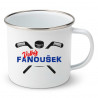 Smaltovaný hrnek Velký fanoušek