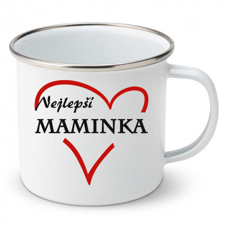 Smaltovaný hrnek Nejlepší maminka