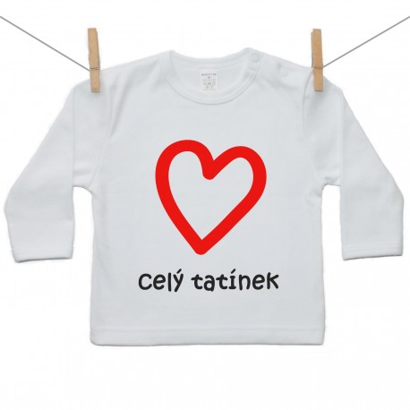 Tričko s dlouhým rukávem Celý tatínek