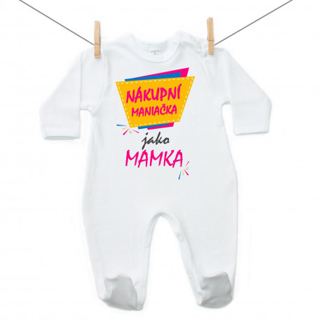 Overal Nákupní maniačka jako mamka