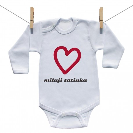Body s dlouhým rukávem Miluji tatínka