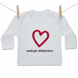 Tričko s dlouhým rukávem Miluji dědečka