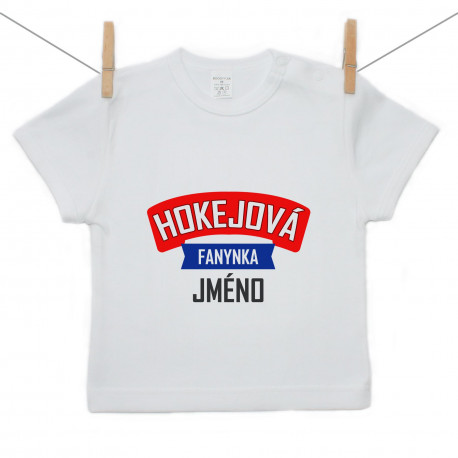 Tričko s krátkým rukávem Hokejová fanynka