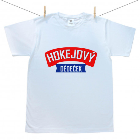 Pánské triko s krátkým rukávem Hokejový dědeček