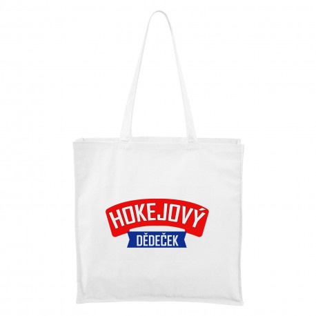 Bílá Maxi taška Hokejový dědeček