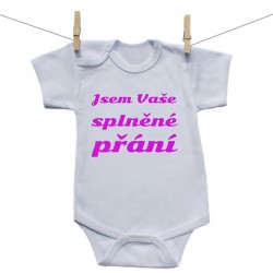 Body s krátkým rukávem Jsem Vaše splněné přání Dívka