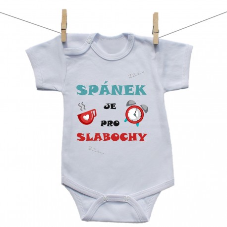 Body s krátkým rukávem Spánek je pro slabochy