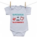 Body s krátkým rukávem Spánek je pro slabochy