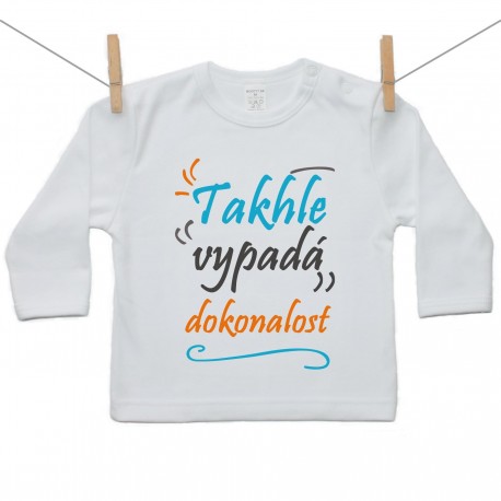 Tričko s dlouhým rukávem Takhle vypadá dokonalost