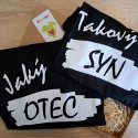 Rodinná sada triček Jaký otec takový syn