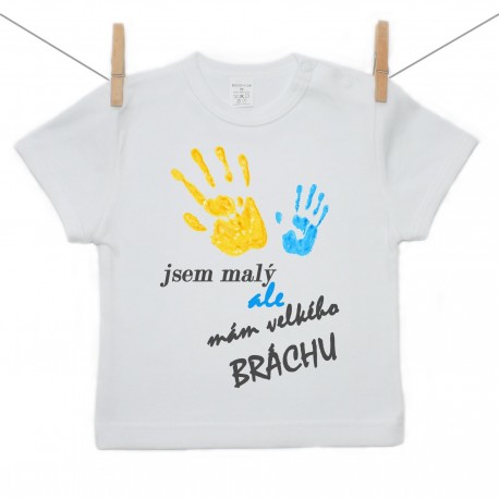 Tričko s krátkým rukávem Jsem malý ale mám velkého bráchu