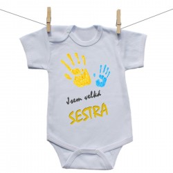 Body s krátkým rukávem Jsem velká sestra