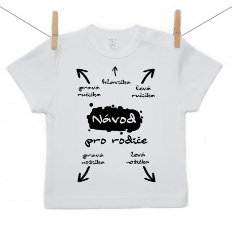 Tričko s krátkým rukávem Návod pro rodiče