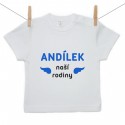 Tričko s krátkým rukávem Andílek naší rodiny
