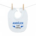 Bryndáček na zapínání Andílek naší rodiny