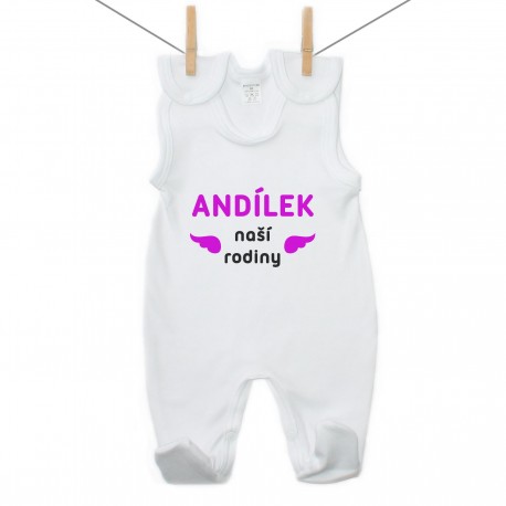 Dupačky Andílek naší rodiny Dívka Dupačky Andílek naší rodiny Dívka