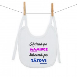 Bryndáček na zavazování Krásná po mamince šikovná po tátovi