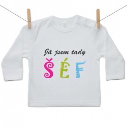 Tričko s dlouhým rukávem Já jsem tady šéf