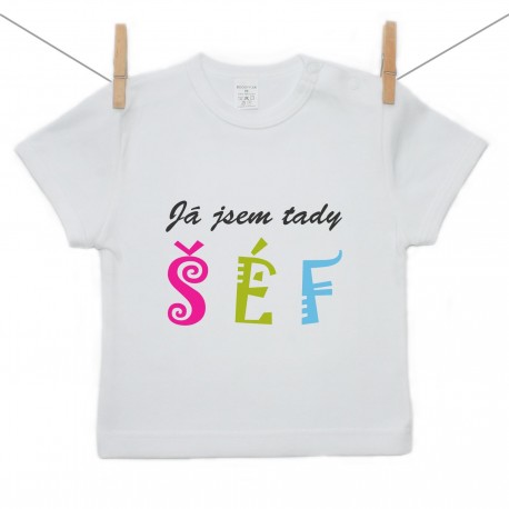 Tričko s krátkým rukávem Já jsem tady šéf