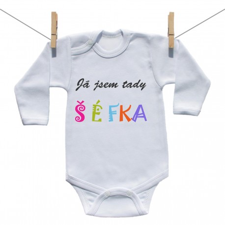 Body s dlouhým rukávem Já jsem tady šéfka