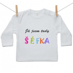 Tričko s dlouhým rukávem Já jsem tady šéfka