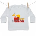 Tričko s dlouhým rukávem Taťkův malý pomocník