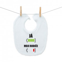 Bryndáček na zapínání Já baterie nabitá moji rodiče vybitá