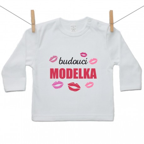 Tričko s dlouhým rukávem Budoucí modelka