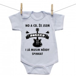 Body s krátkým rukávem No a co, že jsem rocker i já musim někdy spinkat