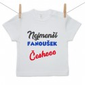 Tričko s krátkým rukávem Nejmenší fanoušek Českooo