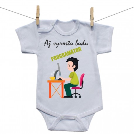Body s krátkým rukávem Až vyrostu budu programátor