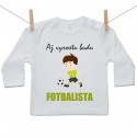 Tričko s dlouhým rukávem Až vyrostu budu fotbalista