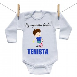 Body s dlouhým rukávem Až vyrostu budu tenista