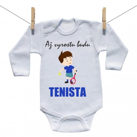 Body s dlouhým rukávem Až vyrostu budu tenista