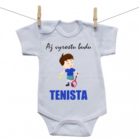 Body s krátkým rukávem Až vyrostu budu tenista