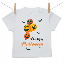 Tričko s krátkým rukávem Happy Halloween
