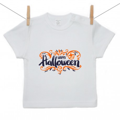 Tričko s krátkým rukávem Happy Halloween