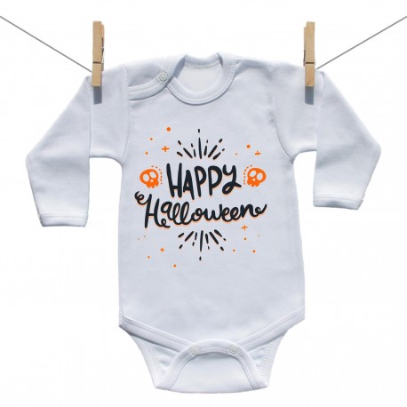 Body s dlouhým rukávem Happy Halloween Body s dlouhým rukávem Happy Halloween