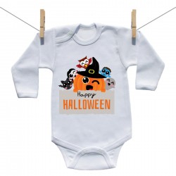 Body s dlouhým rukávem Happy Halloween