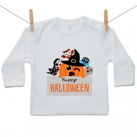 Tričko s dlouhým rukávem Happy Halloween