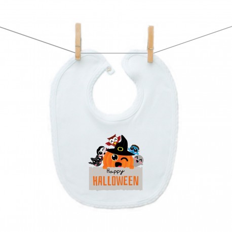 Bryndáček na zapínání Happy Halloween