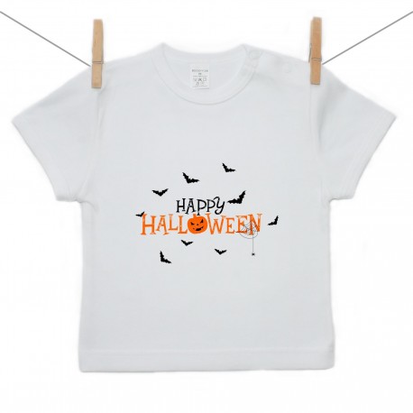 Tričko s krátkým rukávem Happy Halloween