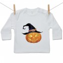 Tričko s dlouhým rukávem Halloween dýně